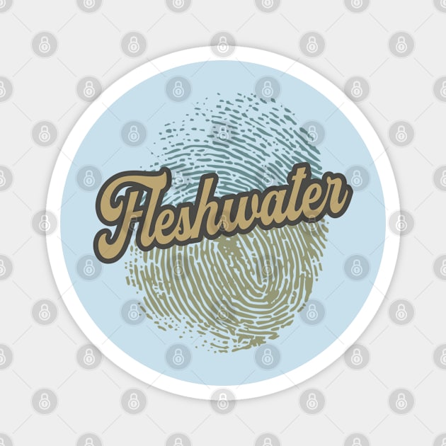 Fleshwater Fingerprint Magnet by anotherquicksand